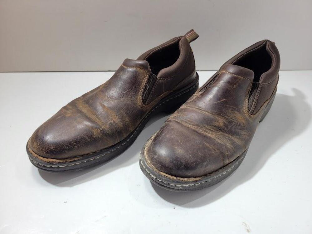 Ariat Shoes Mens Size 10B Brown Leather Slip On Work Casual Comfort 10020171